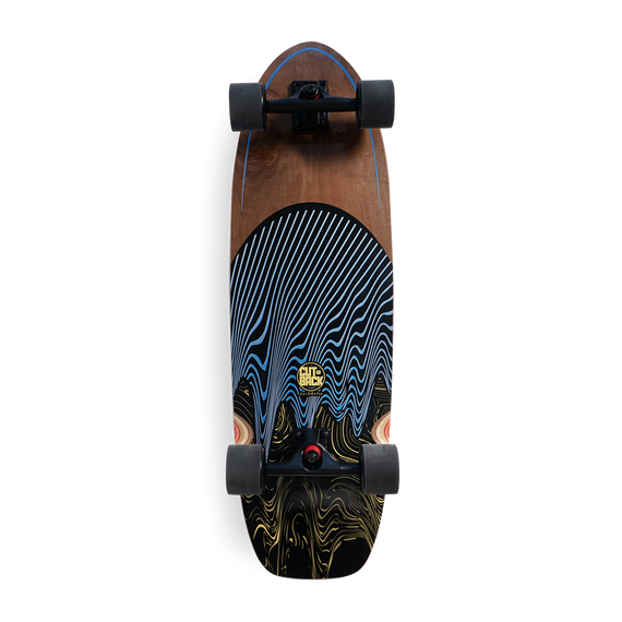 Surfskate Cutback Board - Dark Blue 34"
