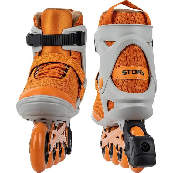 Univerzální inline brusle STORY Vision Orange