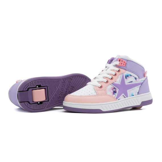 Breezy Rollers Skater boty White-Purple-Pink