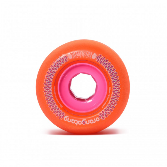 Orangatang Longboard Beefcake Wheels Orange 73mm 80A