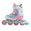Story Spike Nastavitelné inline brusle modro-růžové