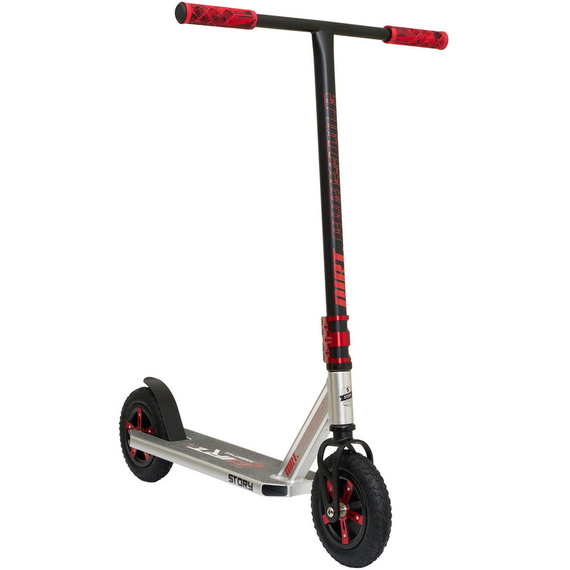 Terenowa Hulajnoga Wyczynowa Story Dirt Freestyle Scooter Czarno-Srebrny 89,9 cm