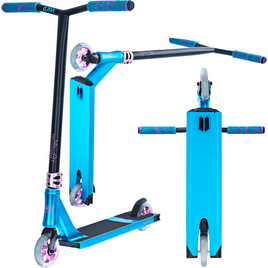 Výkonnostní skútr NKD Rally V4 XS Black Teal wys. 73 cm