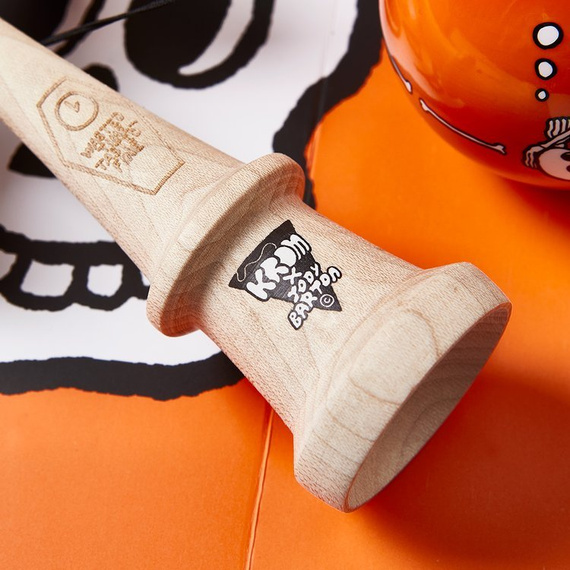 Kendama Krom JODY BARTON - SKELETONS ORANGE