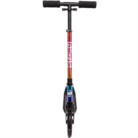 Přepravní koloběžka s velkými koly Story Urban GO! Lesklý neochromovaný LED