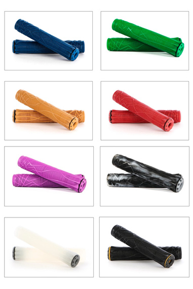Výkonné gripy pro skútry Ethic Grips Purple