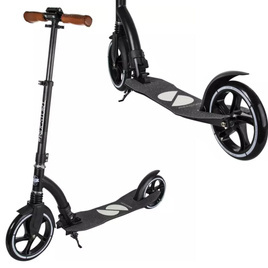 Městská koloběžka s předním odpružením Story Retro Ride Black