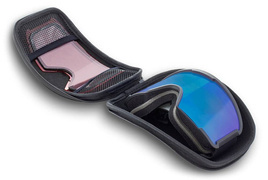 REKD Classic SnapFit Snow Goggle Kit Black/Chromatic Sapphire M/L snowboardové a lyžařské brýle