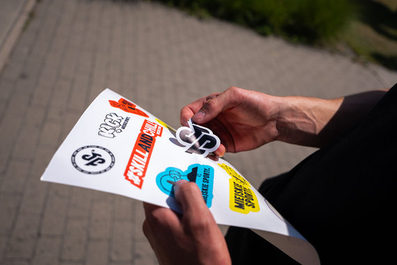 Zestaw naklejek Miejskie Sporty Sticker Pack Arkusz A4 (Wersja B)