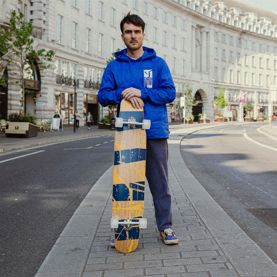 NKX Superior Dancing Longboard Olive Mango 44"