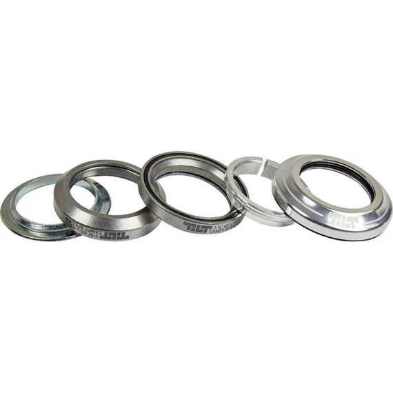 Náklonová integrovaná náhlavní souprava pro koloběžky stříbrná 1 1/8"