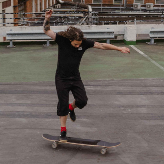 NKX Superior Dancing Longboard Olive Mango 44"