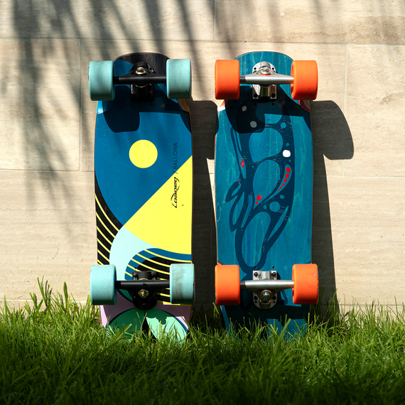 Skateboard Cruiser Loaded Ballona Rumble Bee Cruiser Complete Willy 27.75″