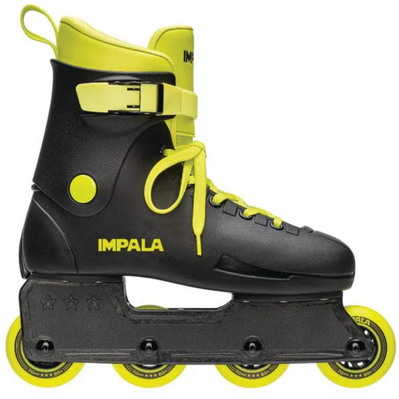 Inline brusle Impala Lightspeed Black-Fluorescent Rekreační kolečkové brusle