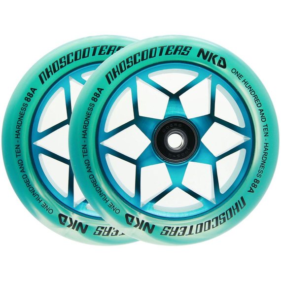 NKD Goat Stunt Scooter Wheels Tyrkysová 110 mm