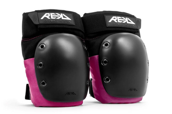 Ochraniacze REKD Ramp Knee Pads Czarno Różowy