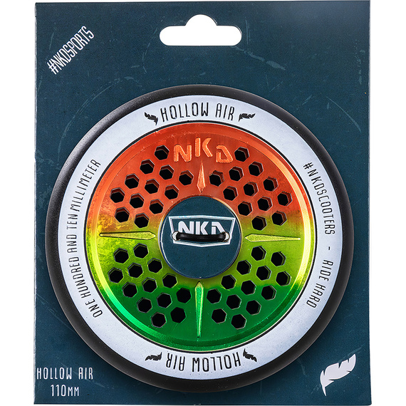 NKD Hollow Air Black-Rasta 110 mm kolo koloběžky