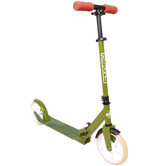 Přepravní koloběžka s velkými koly Story Urban GO! Zelená