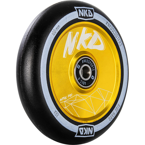 Kolečko koloběžky NKD Metal Pro Gold 100 mm