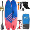 Deska turystyczna SUP pompowana pneumatyczna NKX Windsurf Jasnoczerwono-Niebieski 10'4