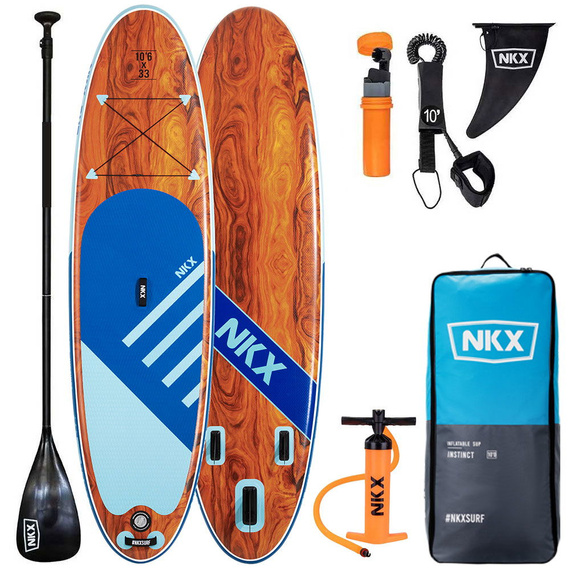 SUP nafukovací turistické prkno NKX Instinct Blue/Blue 10'6