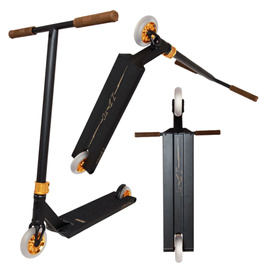 NKD IDC Stunt Scooter Black and Gold wys. 85 cm