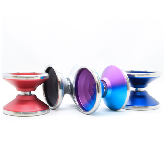 Kovové yoyo pro pokročilé uživatele YoYoFactory BiMetal Blue