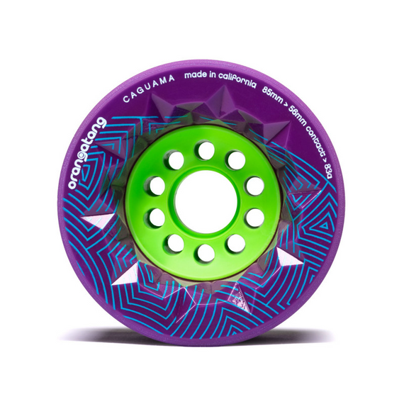 Orangatang Caguama Longboard Wheels Purple 85mm 83A