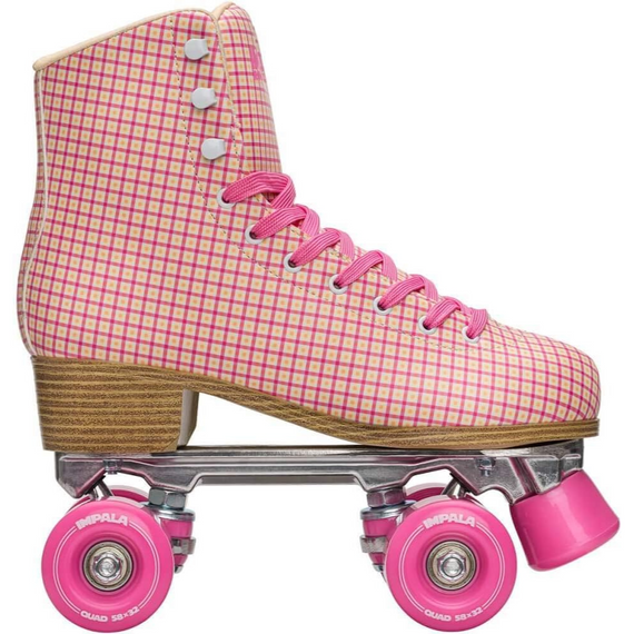 Impala Quad Skate Pink Tartan
