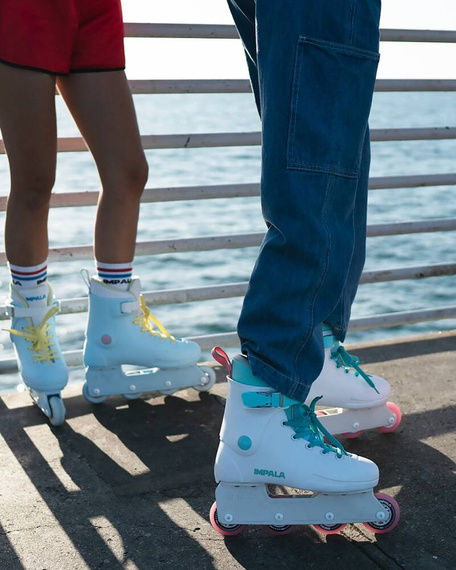 Inline brusle Impala Lightspeed Sky White Rekreační kolečkové brusle