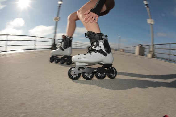 K2 Surge 80 Hardshell Rollers Black and Grey