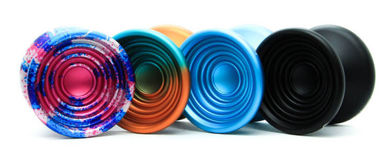Yoyo Aluminiowe YoYoFactory Bullseye Niebieskie
