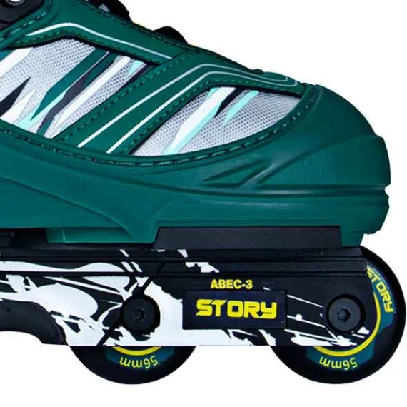 Rolki Agresywne Story Inline Aggressive Skates Zielony
