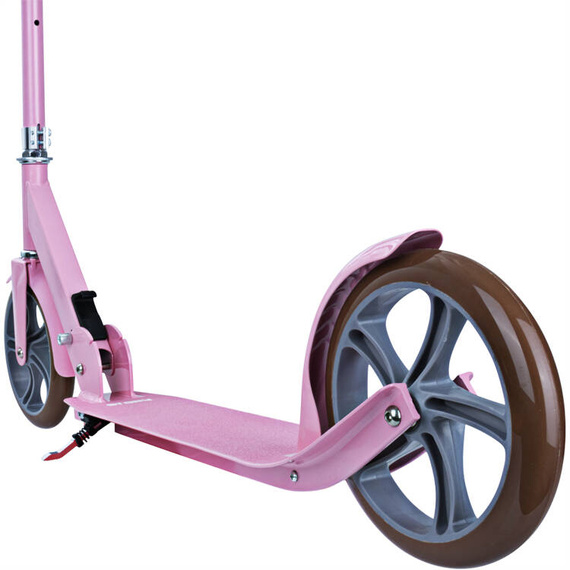 Přepravní koloběžka s velkými koly Story Urban GO! Retro světle růžová