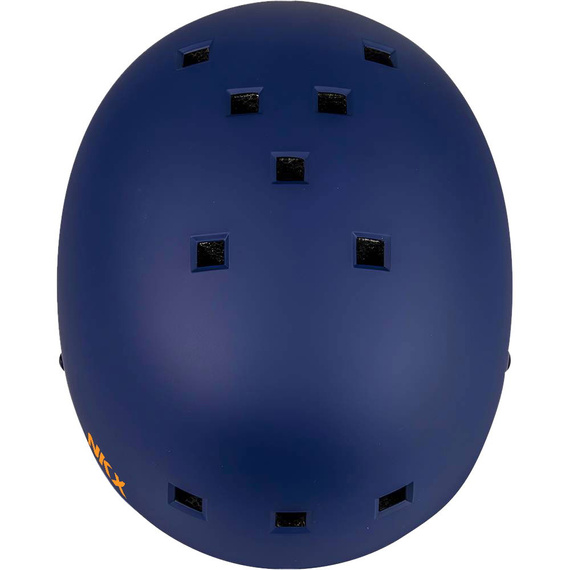 NKX Brain Saver skateboardová helma námořnická modrá a oranžová