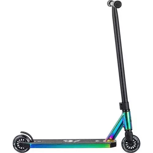 Kaskadérský hliníkový lehký skútr pro mladé jezdce NKD Next Generation Rainbow Stunt wys. 79,4 cm