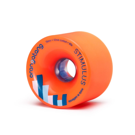 Orangatang Stimulus Longboard Wheels Orange 70mm 80A