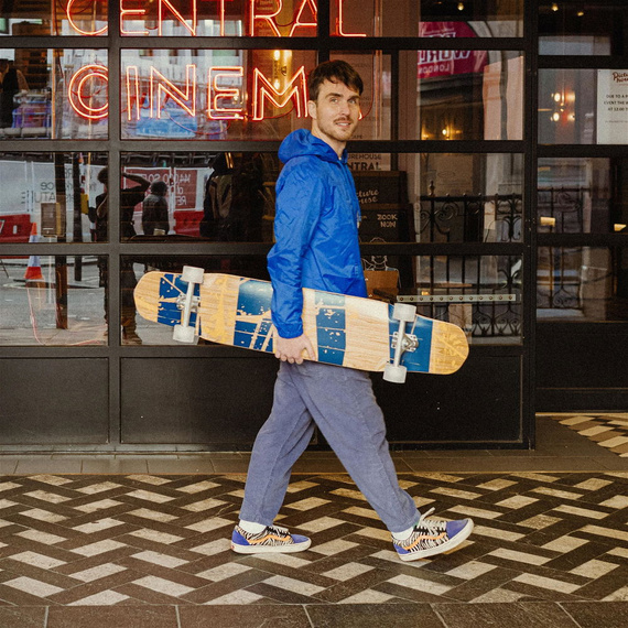 NKX Superior Dancing Longboard Olive Mango 44"