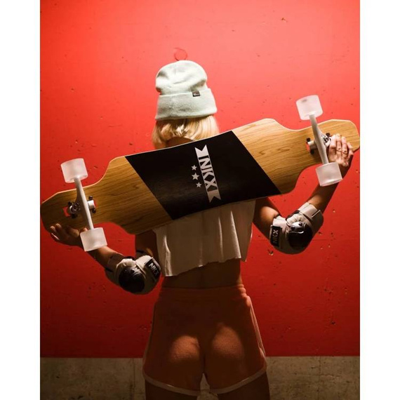 NKX Fearless Yellow Canadian Maple startovací longboard 101 cm