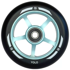 Union Yolo Pro Scooter Wheel Black/Blue 100 mm
