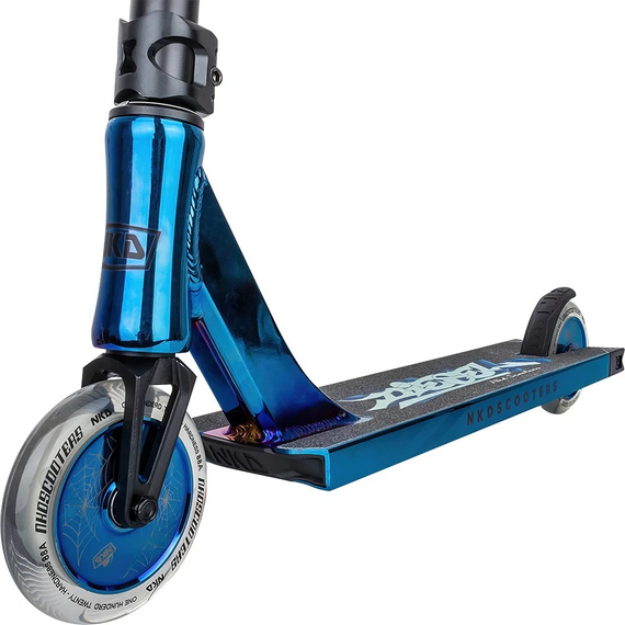 NKD Diesel Stunt Scooter Black and Blue 87 cm
