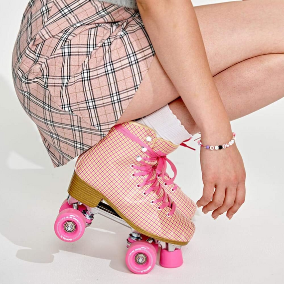 Impala Quad Skate Pink Tartan
