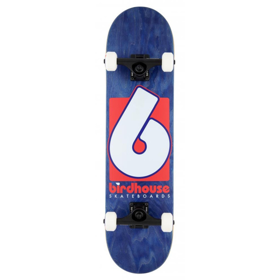 Birdhouse Complete Stage 3 B Logo Skateboard Navy Red 7.75"