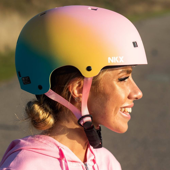 NKX Brain Saver Skateboardová helma Pastel Fade