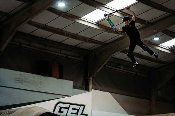 Slamm Strobe Stunt Scooter wys. 88 cm