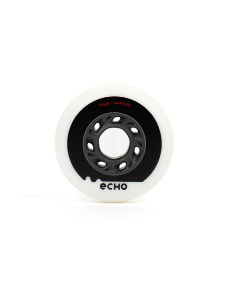 Echo Drift Wheels White/Grey 80 mm (4 ks) kolečka pro kolečkové brusle.)