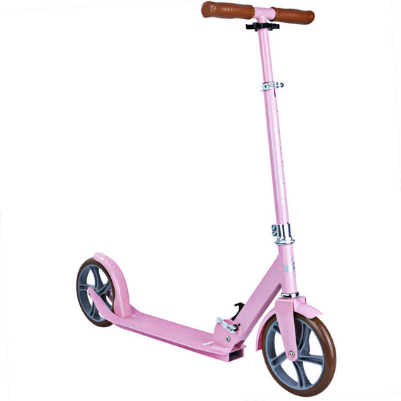 Přepravní koloběžka s velkými koly Story Urban GO! Retro světle růžová