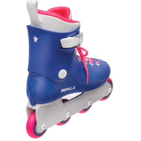 Inline brusle Impala Lightspeed Blue-Pink Rekreační kolečkové brusle
