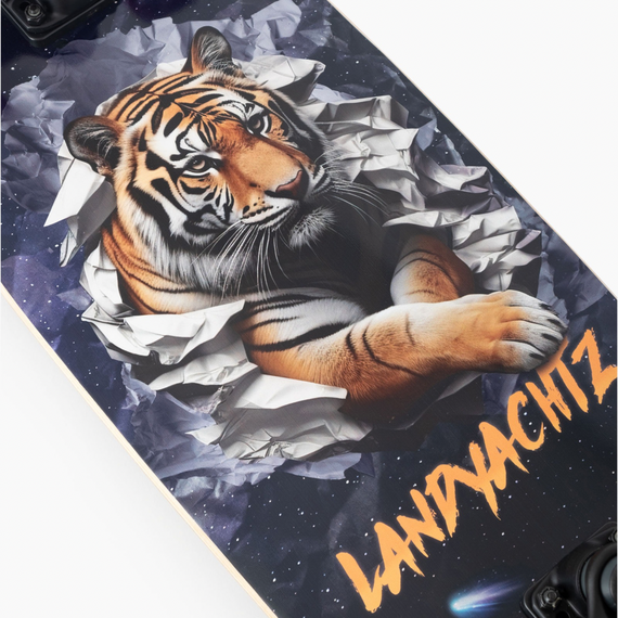 Cruiser skateboard LandYachtz Tugboat Space Tiger 30"