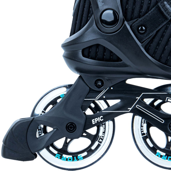 Story Epic tříkolové kolečkové brusle Černo-modré